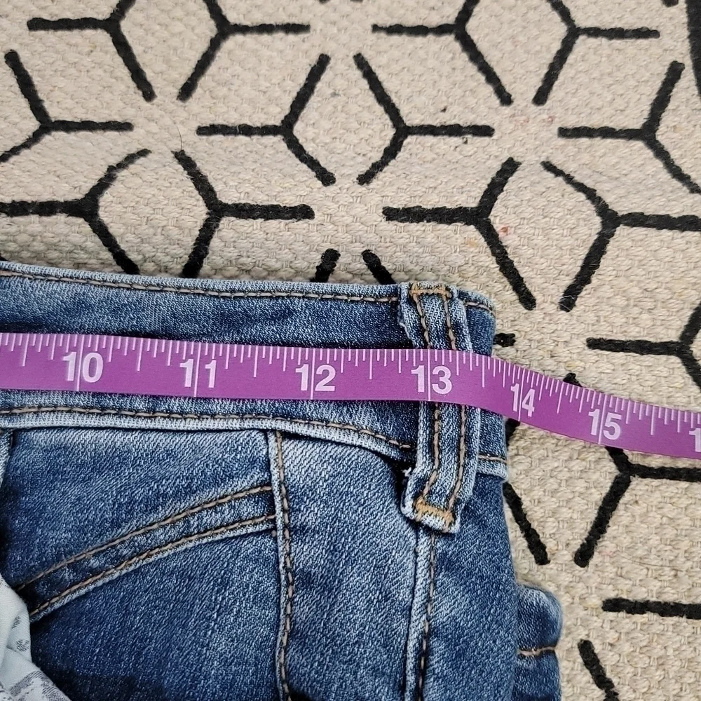 PILCRO & THE LETTERPRESS for Anthropologie HIGH RISE DENIM LEGGING sz 25